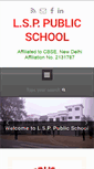 Mobile Screenshot of lsppublicschool.org